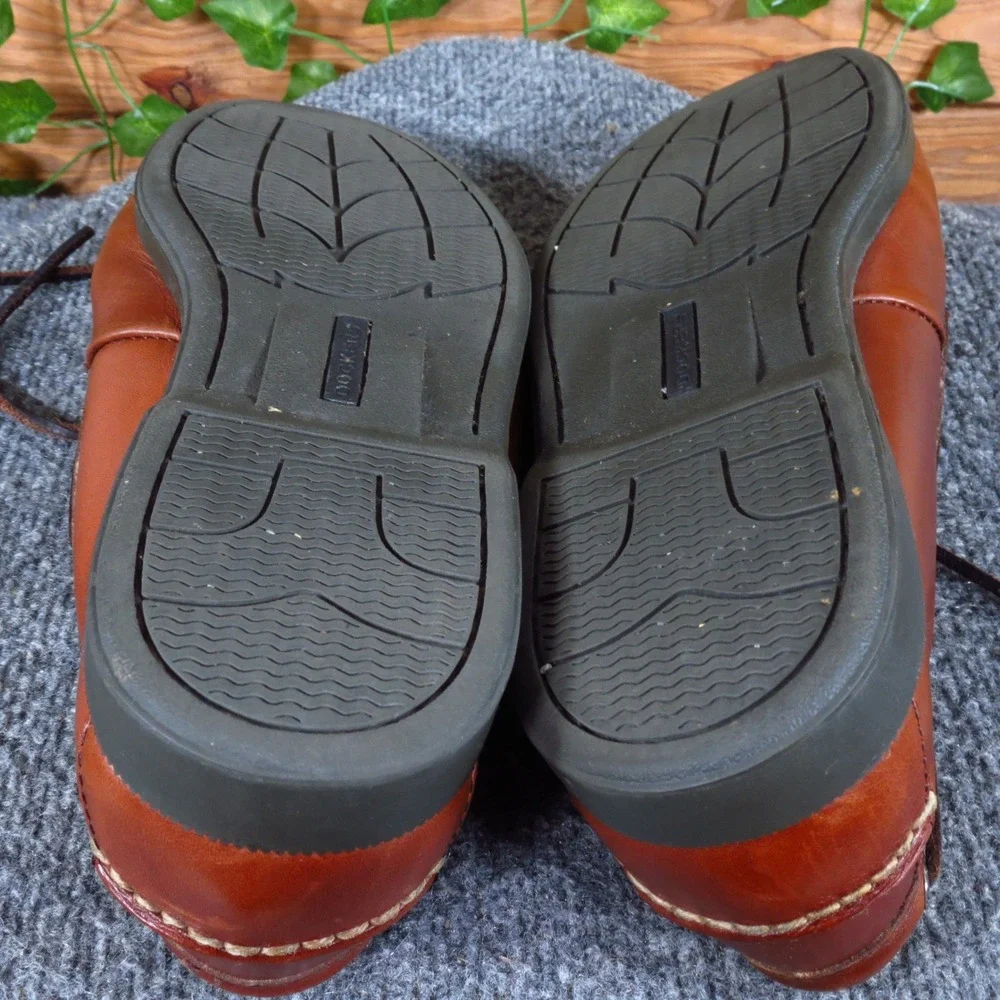 Dockers Castaway Mens Boat Shoe Size 10.5 Wide Casual Nautical Brown Leather